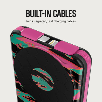 Ridge Power Bank - 10k mAh - Neon Tiger