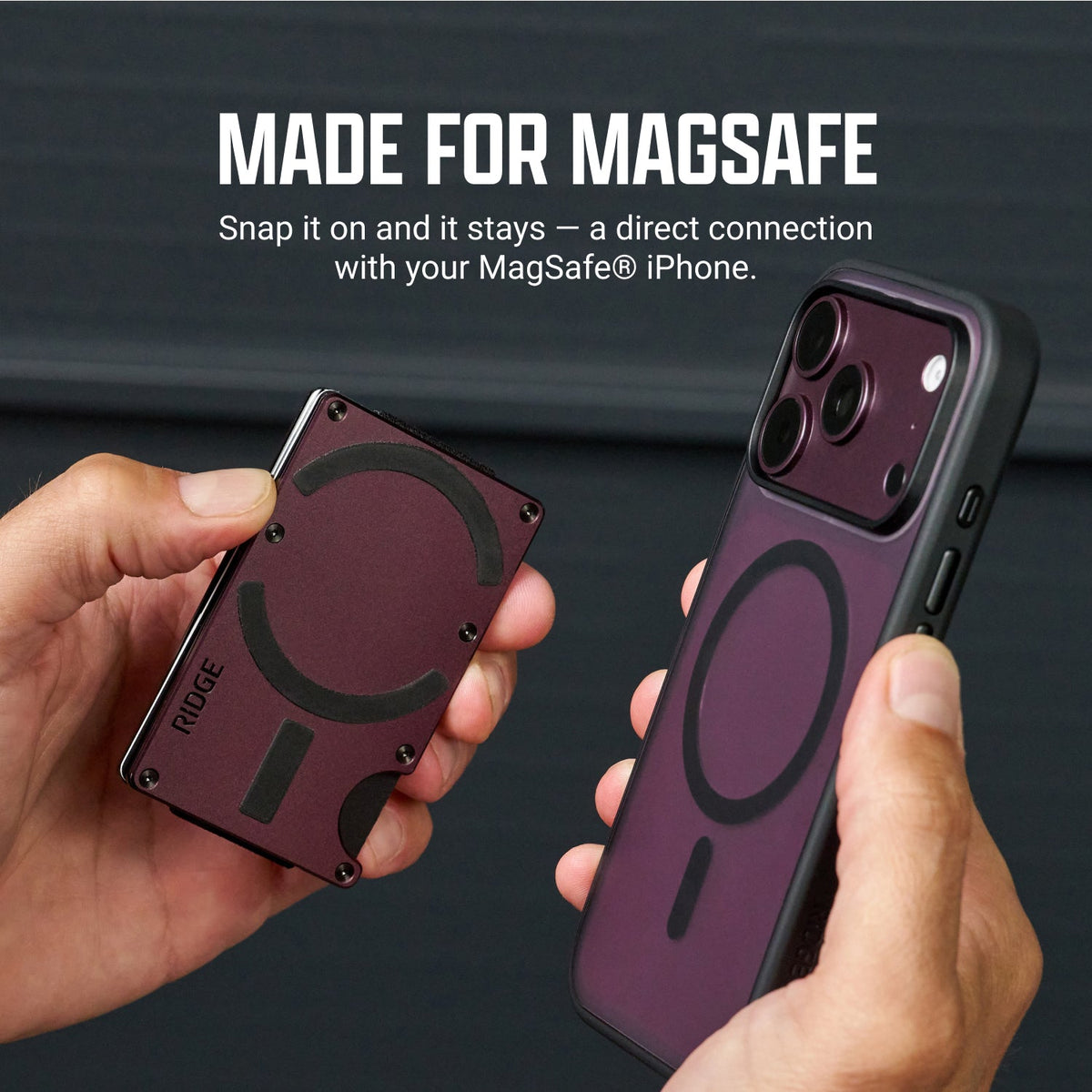 Ridge Wallet for MagSafe - Glacier