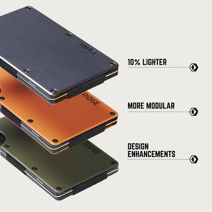 Ridge Wallet - Graveyard Shift - Matte Black