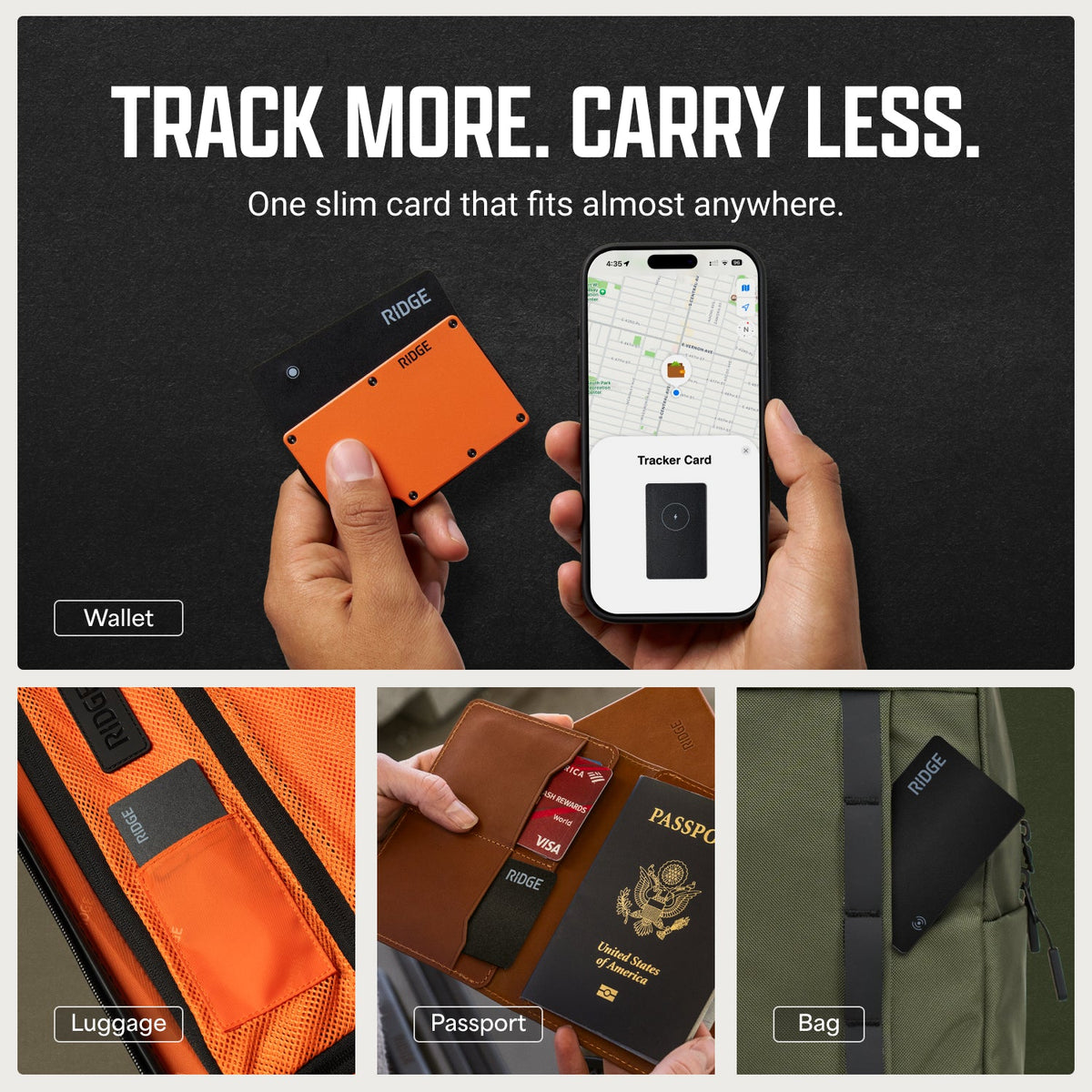 Ridge - Tracker Card (3-Pack)