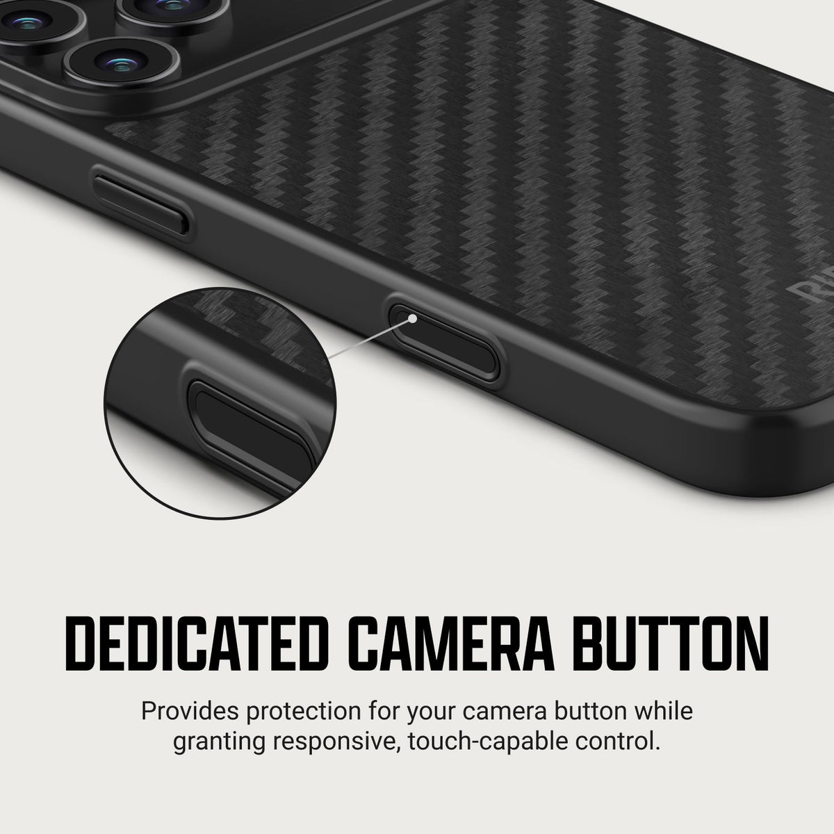 Ridge Phone Case - iPhone 18 Pro Max - Carbon