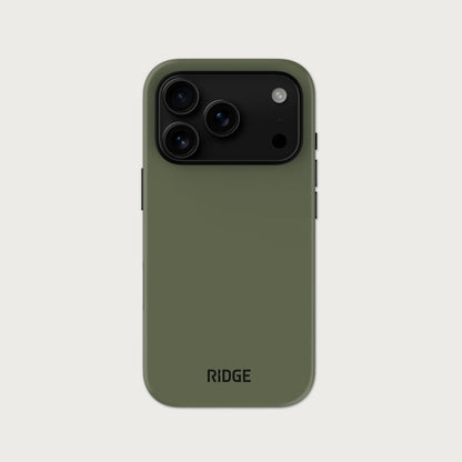 Ridge Phone Case - iPhone 18 Pro - Matte Olive