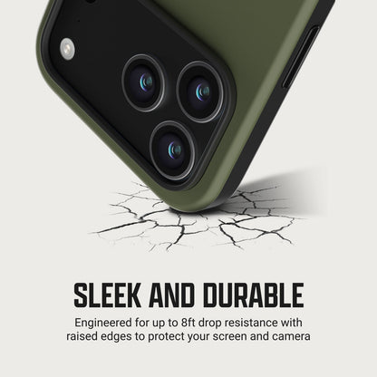 Ridge Phone Case - iPhone 18 Pro - Matte Olive