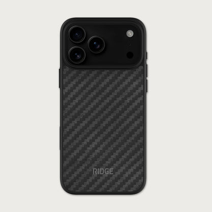Ridge Phone Case - iPhone 18 Pro Max - Carbon Fiber 3K