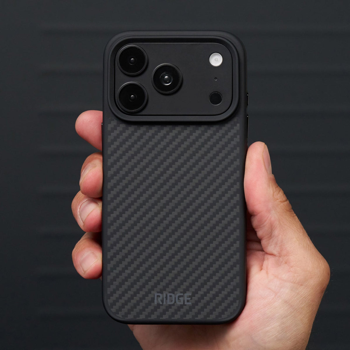 Ridge Phone Case - iPhone 18 Pro Max - Carbon