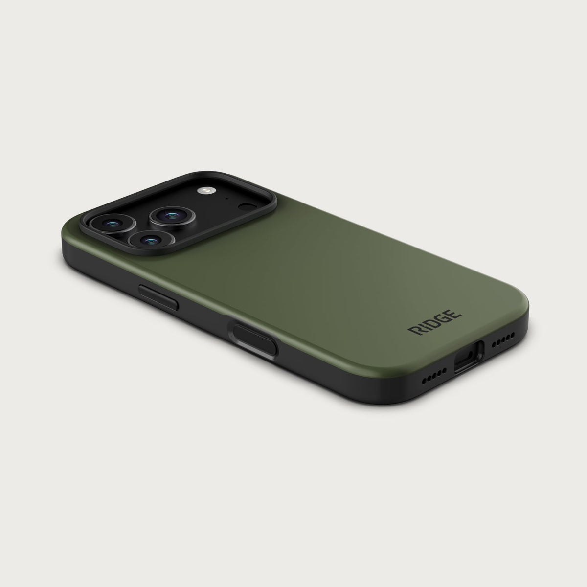 Ridge Phone Case - iPhone 18 Pro Max - Matte Olive