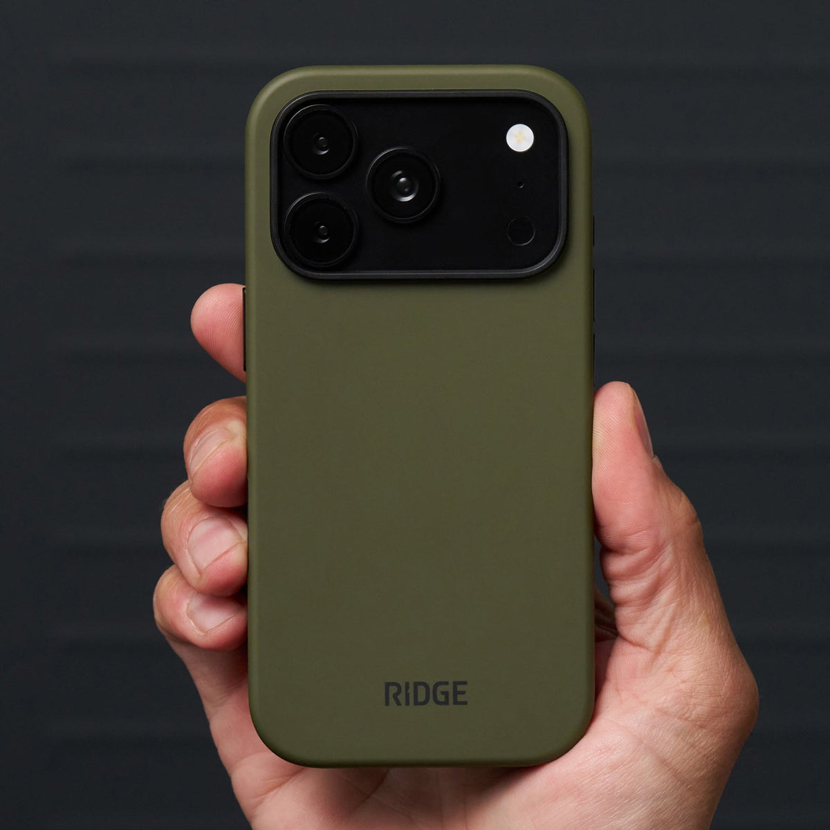 Ridge Phone Case - iPhone 18 Pro Max - Matte Olive