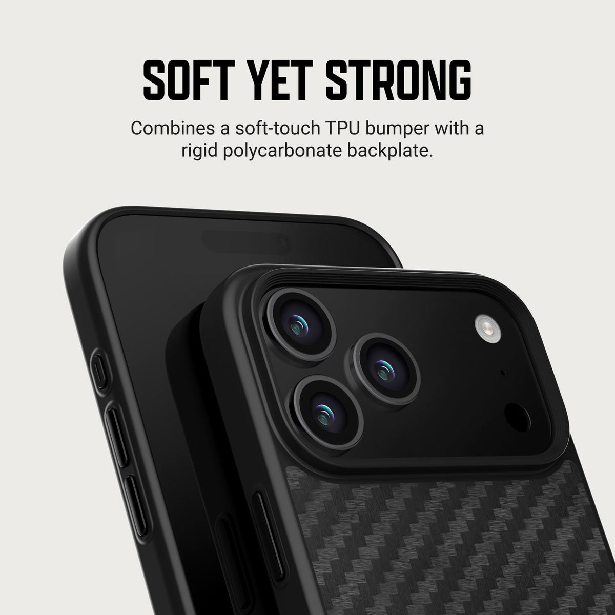 Ridge Phone Case - iPhone Duo - Carbon