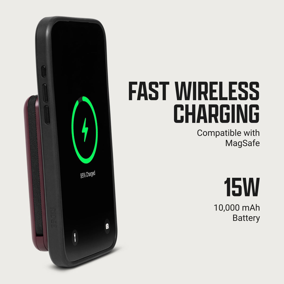 Ridge Power Bank - 10k mAh Bundle - Burgundy - 2-Pack