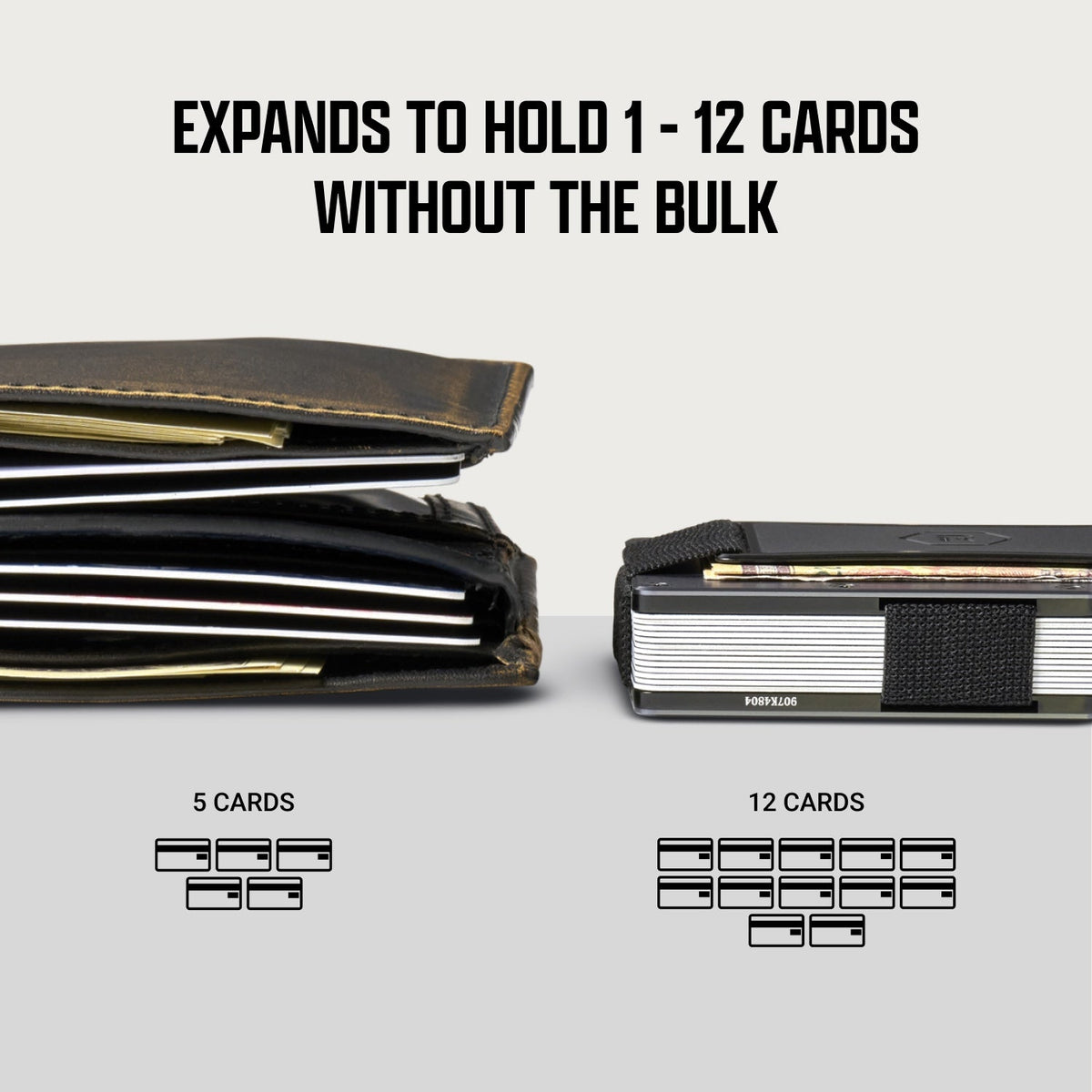 Ridge Wallet for MagSafe + Power Bank - Gunmetal + Matte Black — infographic 7