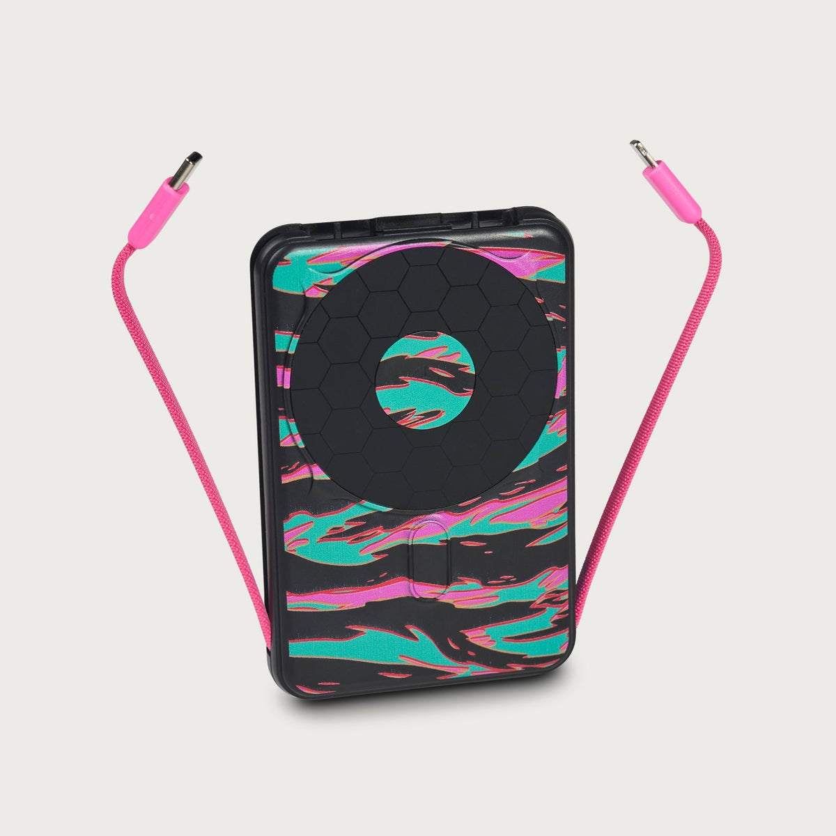 Ridge Wallet for MagSafe + Power Bank + KeyCase - Neon Tiger + Neon Tiger + Royal Black — image 4