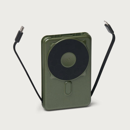 Ridge Wallet + Power Bank + KeyCase - Matte Olive — image 4