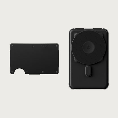 Ridge Wallet + Power Bank - Matte Black — image 1